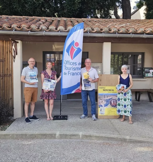 ℹ️🌞 Ça y est! La saison 2025 est lancée ! Les points d’information touristique de l’Office de Tourisme Intercommunal "Au Cœur des Collines Cathares" se mettent à l'heure estivale. ☀️⌚️

Du 1er juillet au 31 août, retrouvez notre équipe :

📍 à Fanjeaux (place du Treil) : tous les jours de 9h à 13h et de 14h à 17h30.

📍 à Montréal (place de la République) : les mardis, jeudis et samedis de 9h à 13h et de 14h à 17h.

📍 à Bram (à l'angle de la rue Charles de Lordat et de l'avenue Pierre-Paul Riquet) : les lundis, mercredis, vendredis de 9h à 13h et de 14h à 17h.

Nous sommes impatients de vous accueillir pour vous faire (re)découvrir notre magnifique territoire 😊🚴🌻⛪⚓️🚣‍♀️ À très vite 👉 www.collinescathares.com !

#officedetourisme #Fanjeaux #Bram #Montreal #collinescathares #audetourisme #aude #occitanietourisme #occitanie

📸 Ce matin, André Viola, président de la Communauté de Communes Piège Lauragais Malepère, Estelle Vilespy, vice-présidente de la Communauté de Communes Piège Lauragais Malepère déléguée au Tourisme, Claudie Faucon Mejean, maire de Bram, Bernard Breil, maire de Montréal, et Sandra Gibellini, directrice de l'Office de Tourisme Intercommunal "Au Cœur des Collines cathares", étaient présents pour l'ouverture des points d'information touristique.