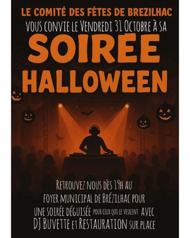 🎃👻 𝐇𝐚𝐥𝐥𝐨𝐰𝐞𝐞𝐧 𝟐𝟎𝟐𝟓
Suite à notre premier post, plusieurs autres associations locales nous ont transmis leur programme d'animations pour célébrer Halloween : Soirées festives et déguisées, collecte et distribution de bonbons, Halloween Party, ateliers créatifs...
N’hésitez pas à venir nombreux partager ces moments monstrueusement conviviaux ! 🧡🕷️
Toutes les infos ci-dessus ⬆️
#Halloween #Halloween2025 #animations #AnimationsFamiliales #aude #audetourisme #Brézilhac #Fanjeaux #Villepinte #Bram