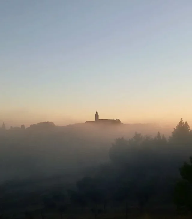 🌫️ La cité médiévale de Fanjeaux s’éveille doucement, enveloppée d’un voile de brume… 🤍🍂

#Fanjeaux #collinescathares #automne #Aude #Occitanie @audetourisme @voyageoccitanie